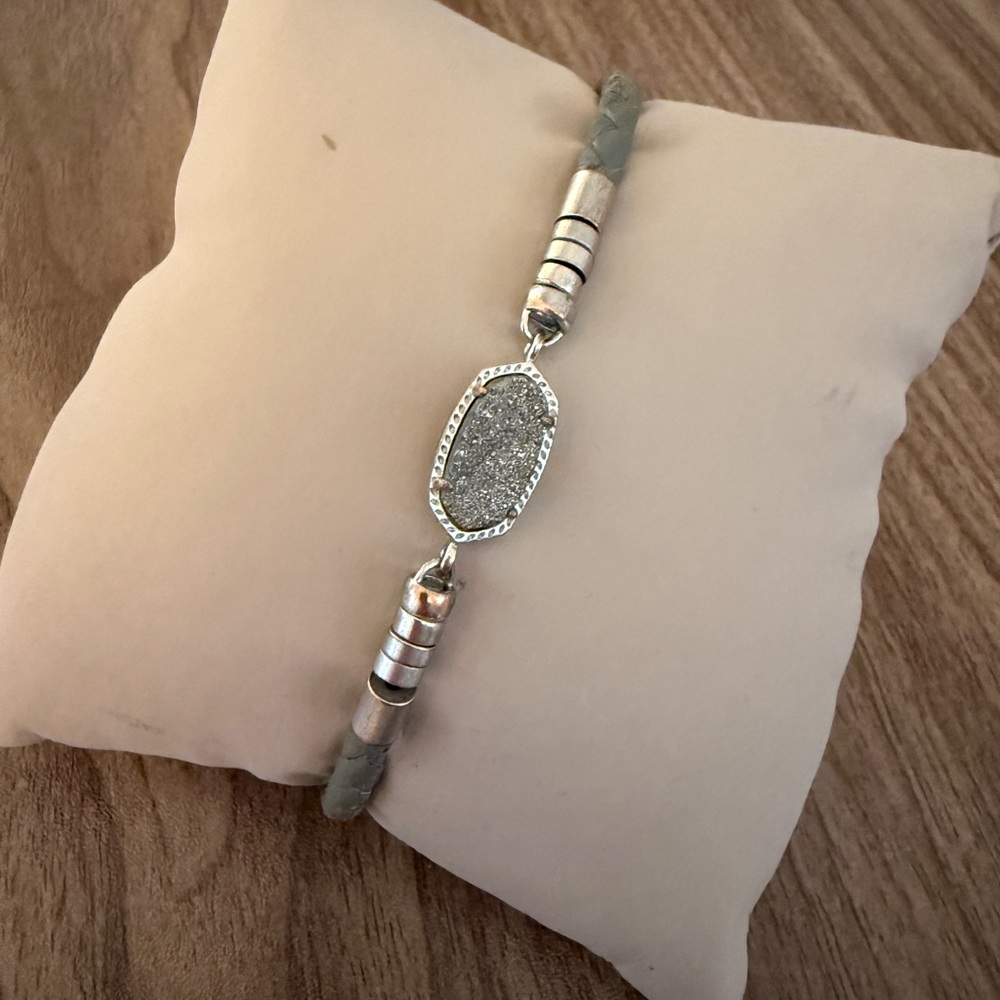Kendra Scott Silver and Gray Bracelet